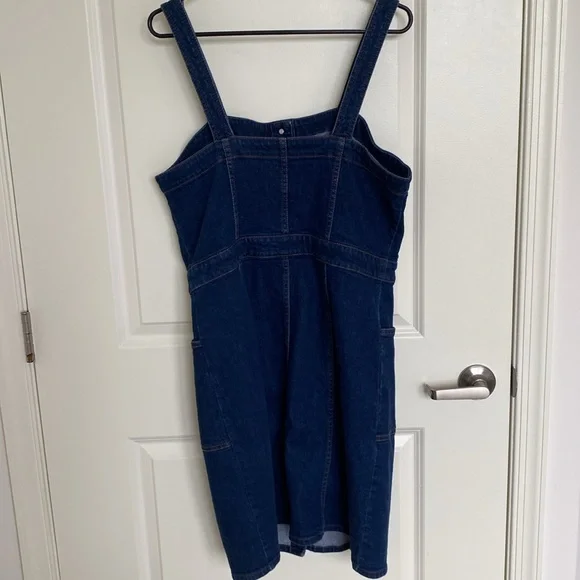Oat New York Denim Dress Size 12 - Picture 7 of 11